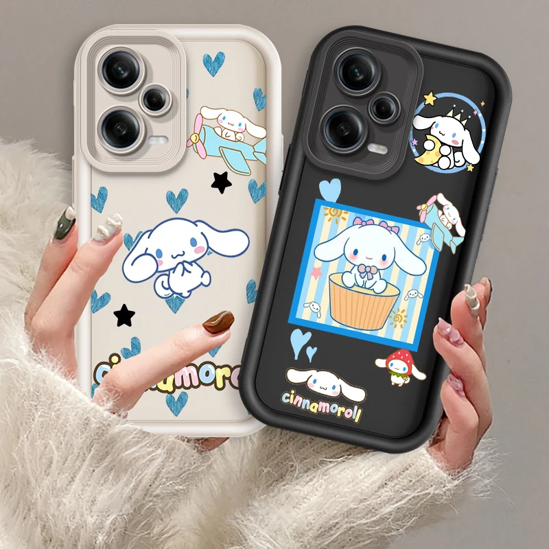 Luxury Cinnamoroll Sanrio Art Eye Ladder For Xiaomi Redmi Note 13 12 12C 11 11S 10 10C 10A 9C 9A Pro 5G Soft Phone Case
Luxury Cinnamoroll Sanrio Art Eye Ladder For Xiaomi Redmi Note 13 12 12C 11 11S 10 10C 10A 9C 9A Pro 5G Soft Phone Case