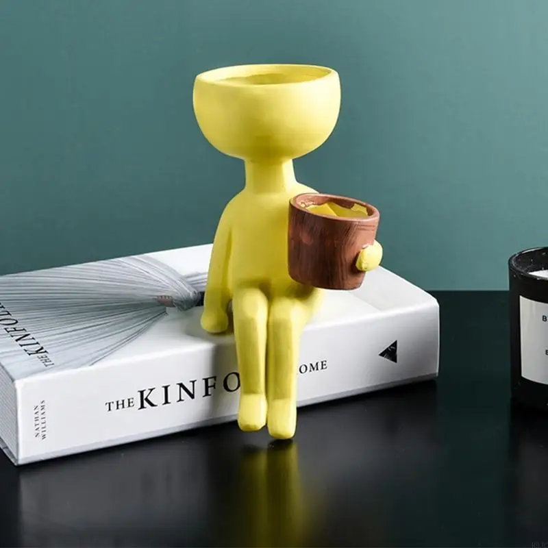R9JC Handmade and for Creative Abstract Figures, Flower Ornaments, Plant Flowerpots, Home Garden, Office Desk Decorative Cont
R9JC Handmade and for Creative Abstract Figures, Flower Ornaments, Plant Flowerpots, Home Garden, Office Desk Decorative Cont