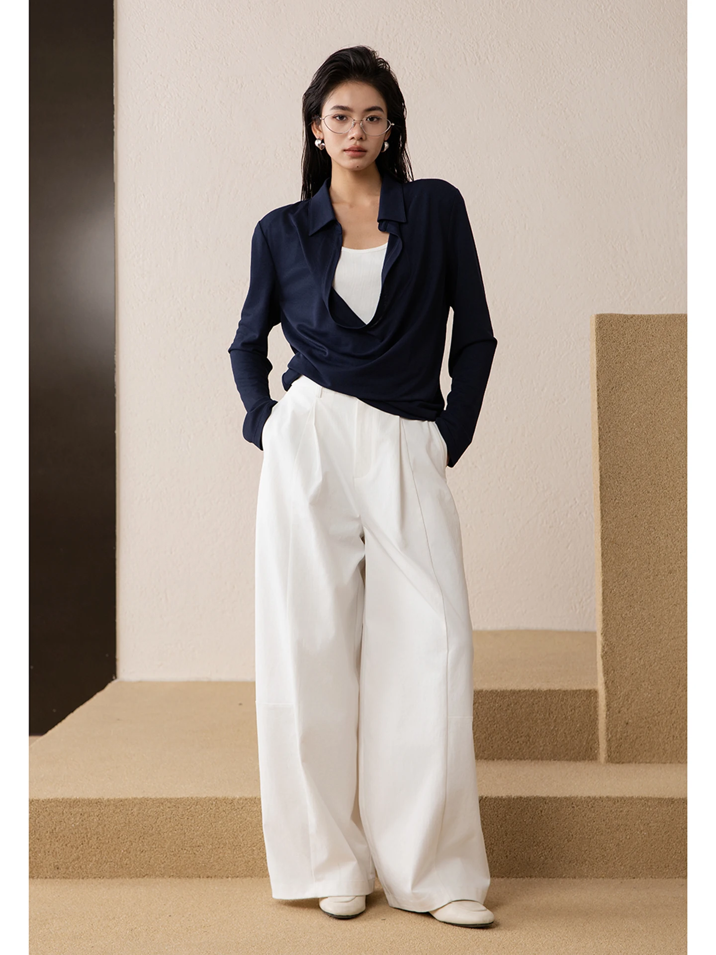 Casual Loose Balloon Pants Women's High Waist Wide Leg Pants Polyester Fiber Spring 2026 Faion Versatile Hide Meat Pants
Casual Loose Balloon Pants Women's High Waist Wide Leg Pants Polyester Fiber Spring 2026 Faion Versatile Hide Meat Pants