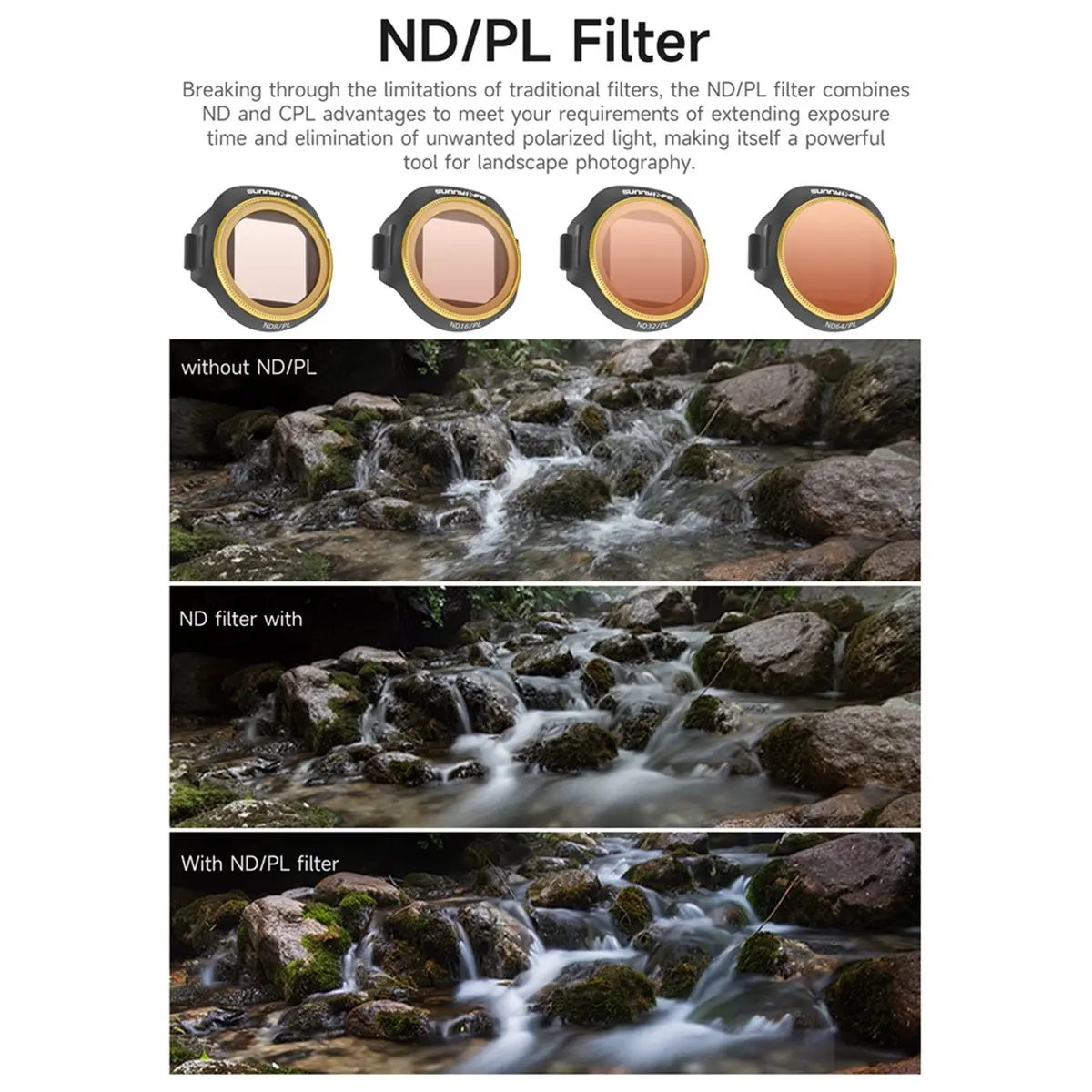 Набор фильтров ND/PL для MINI 5 PRO ND8/PL+ND16/PL+ND32/PL+ND64/PL для аксессуаров для дронов MINI 5 PRO
Набор фильтров ND/PL для MINI 5 PRO ND8/PL+ND16/PL+ND32/PL+ND64/PL для аксессуаров для дронов MINI 5 PRO