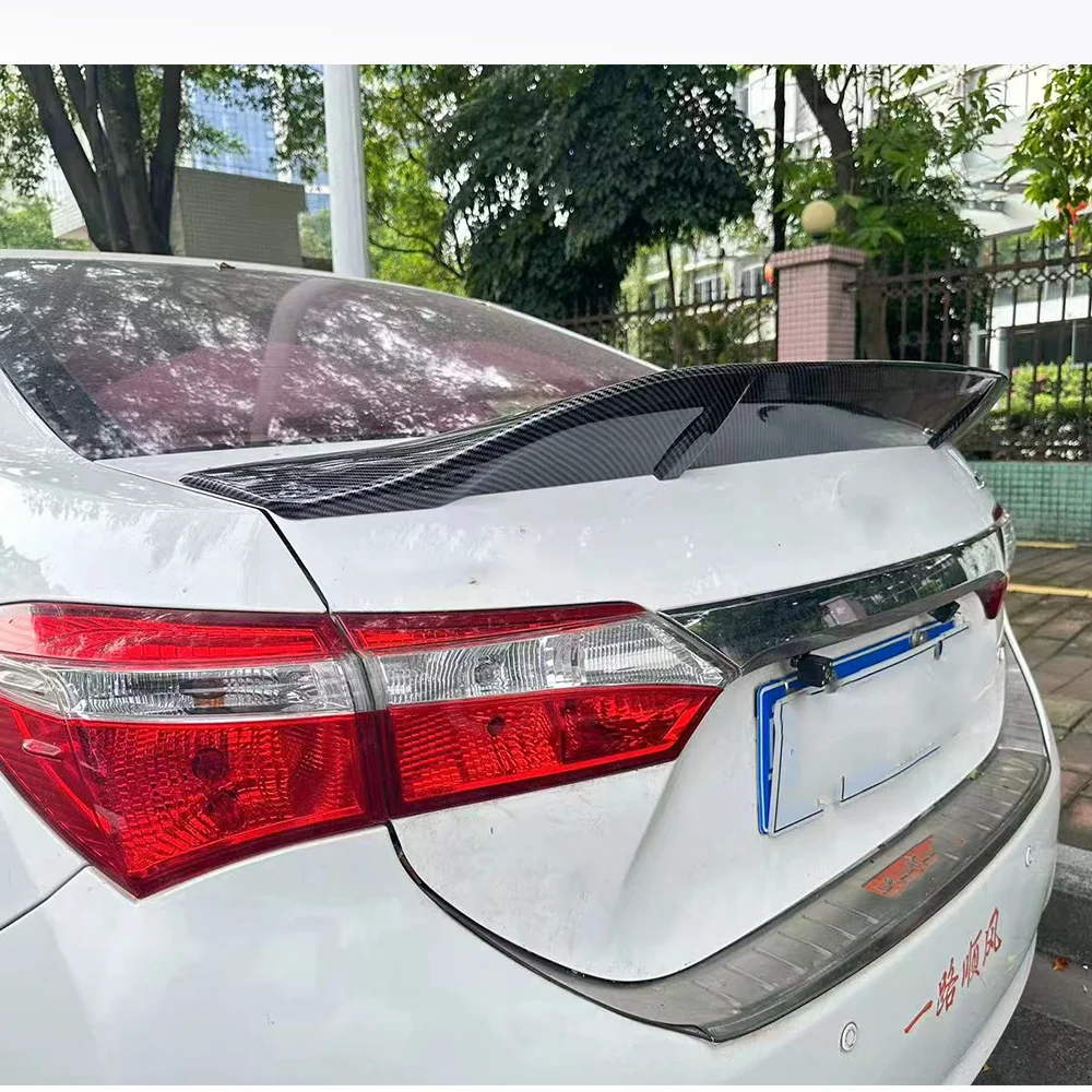 Suitable for 14-18 Toyota Corolla sedan spoilers, fenders, rear tailgate, exterior components, rear spoilers, ABS material R mod
Suitable for 14-18 Toyota Corolla sedan spoilers, fenders, rear tailgate, exterior components, rear spoilers, ABS material R mod