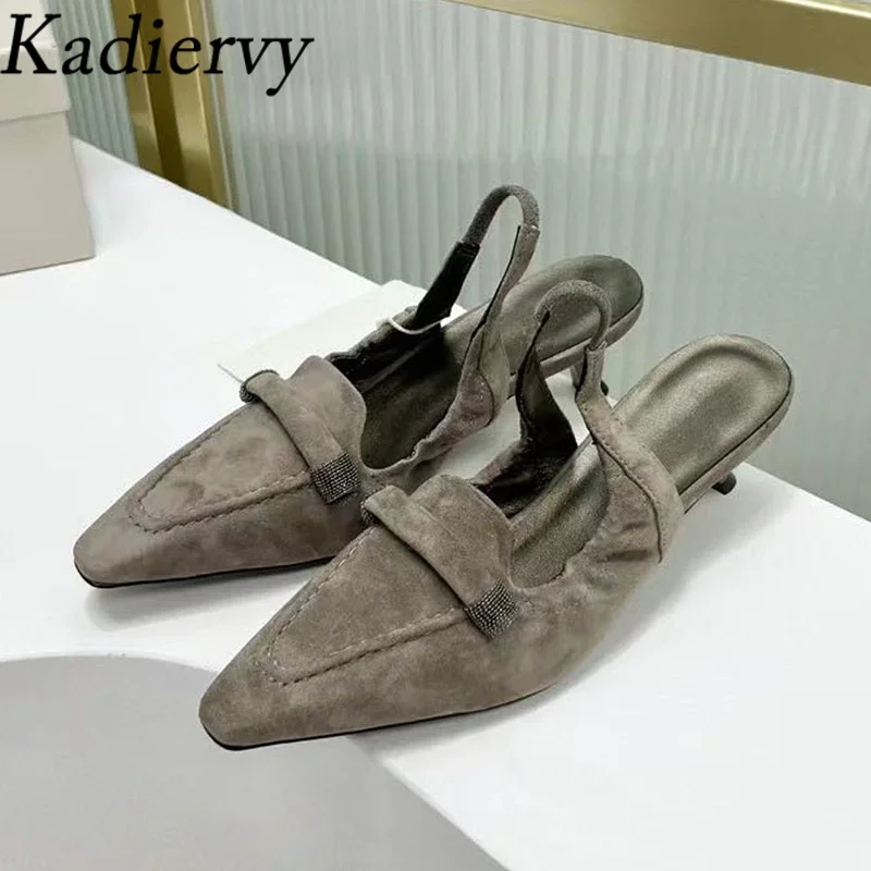 Summer High Heels Shoes Women Square Toe Genuine Leather Runway Shoes Woman String Bead Kitten Heels Pumps Sandals Women
Summer High Heels Shoes Women Square Toe Genuine Leather Runway Shoes Woman String Bead Kitten Heels Pumps Sandals Women