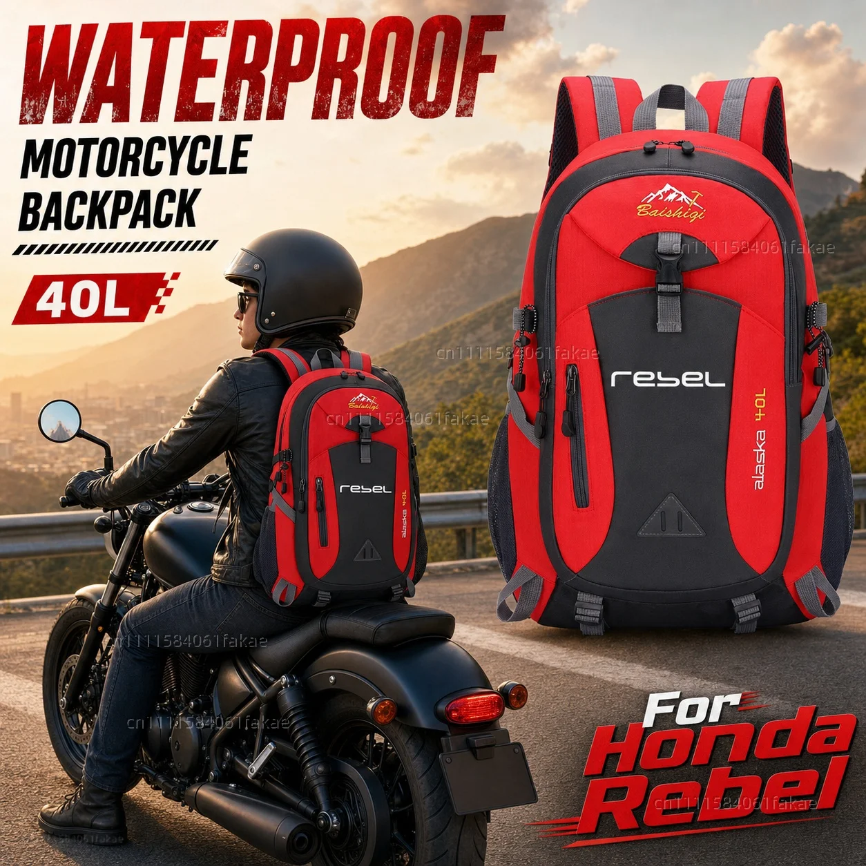 For Honda Rebel 300 Rebel 500 CMX Rebel300 Rebel500 Motorcycle Backpack 40L Waterproof Travel Backpack Outdoor Hiking Camping
For Honda Rebel 300 Rebel 500 CMX Rebel300 Rebel500 Motorcycle Backpack 40L Waterproof Travel Backpack Outdoor Hiking Camping