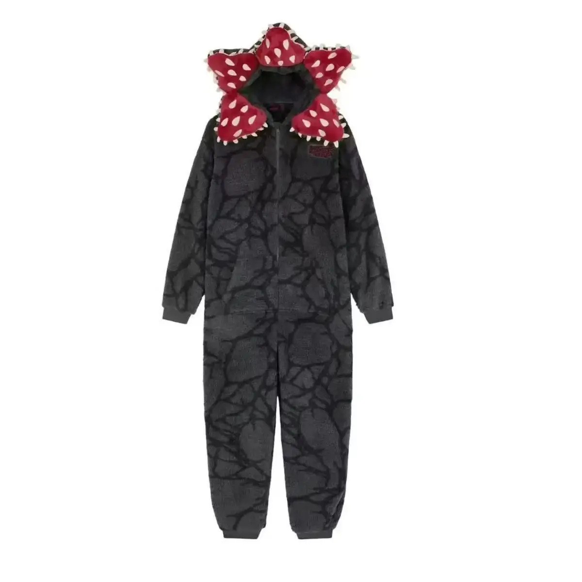 Adult Fleece Onesie Pajama, Carnivorous Plant Themed Hooded Jumpsuit, Warm Loungewear for Halloween & Cosplay
Adult Fleece Onesie Pajama, Carnivorous Plant Themed Hooded Jumpsuit, Warm Loungewear for Halloween & Cosplay