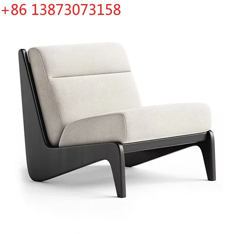 Light luxury minimalist solid wood single sofa living room leisure chair medieval wabi sabi cream wind B & B hotel fabric sofa
Light luxury minimalist solid wood single sofa living room leisure chair medieval wabi sabi cream wind B & B hotel fabric sofa