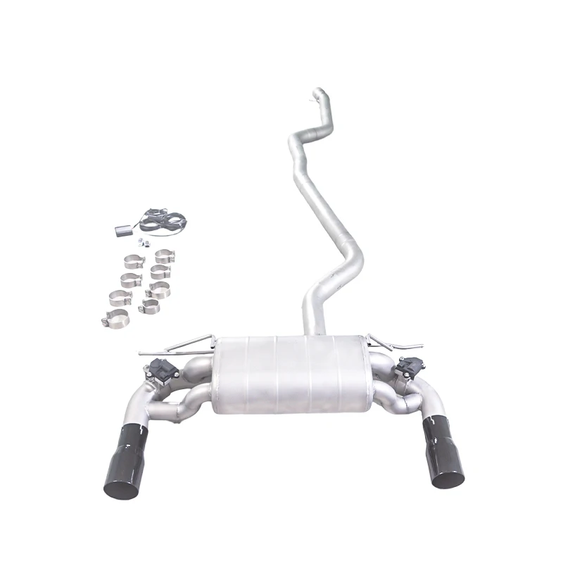 GFC is applicable to the 2017-2019 BMW M240i 3.0t f22 b58 304 stainless steel Catback with valve exhaust system
GFC is applicable to the 2017-2019 BMW M240i 3.0t f22 b58 304 stainless steel Catback with valve exhaust system