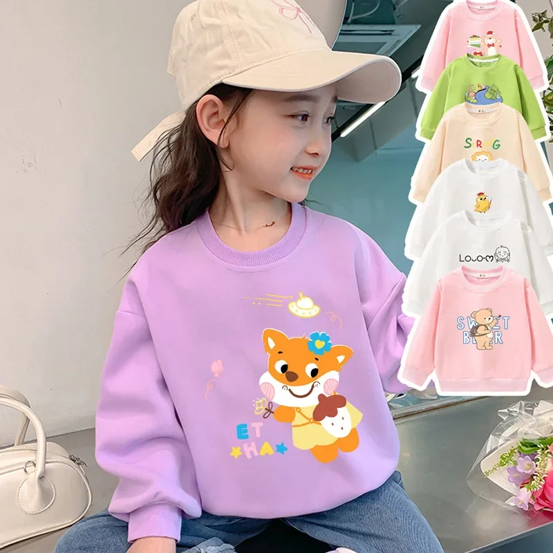 2024 Girls' hoodie children's clothing for spring and autumn baby's stylish autumn top children's autumn clothes Round neck top
2024 Girls' hoodie children's clothing for spring and autumn baby's stylish autumn top children's autumn clothes Round neck top