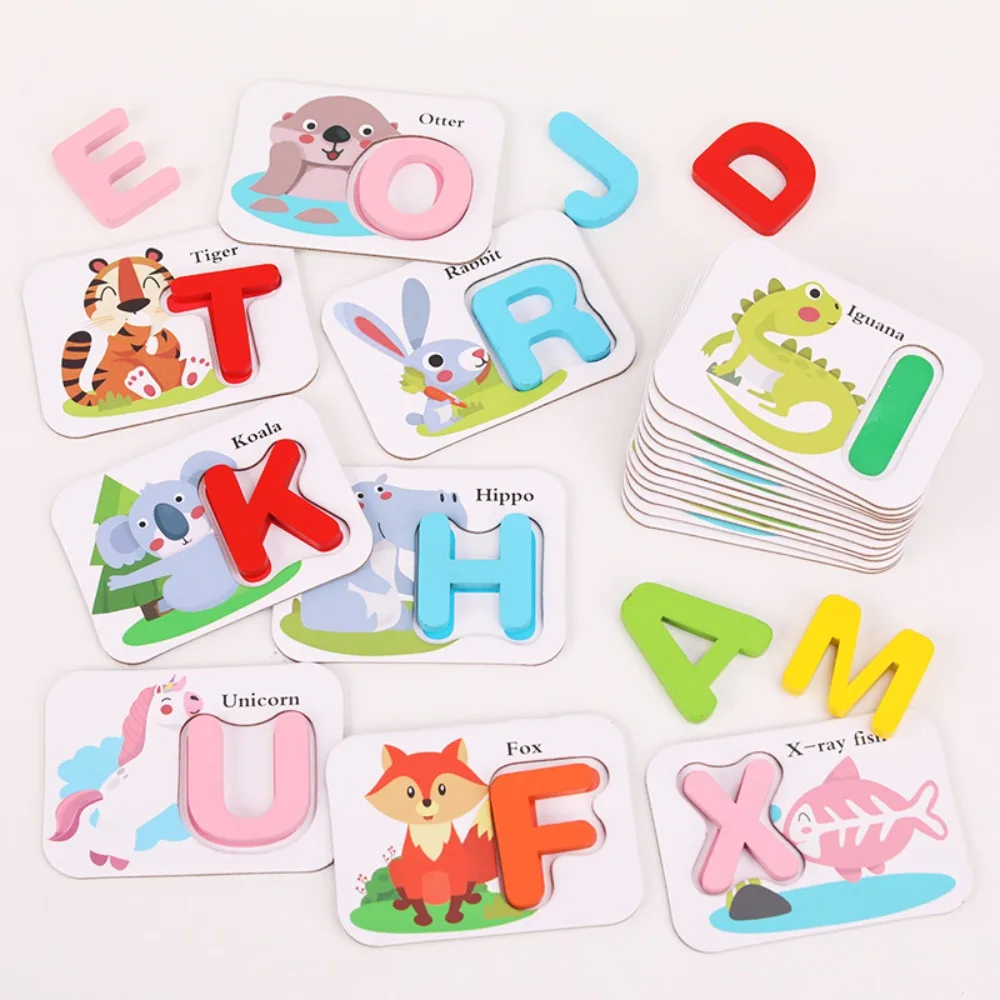 Набор деревянных флэш-карт с алфавитом, английские упражнения, Монтессори, буквы, головоломки, игрушки, мультяшные животные, изысканная познавательная игра на память
Набор деревянных флэш-карт с алфавитом, английские упражнения, Монтессори, буквы, головоломки, игрушки, мультяшные животные, изысканная познавательная игра на память