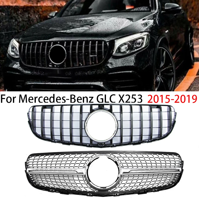 For Mercedes GLC X253 C253 2015 2016 2017 2018 2019 Car Front Kidney Grille Hood Front Bumper Radiator Grill Auto Accessories
For Mercedes GLC X253 C253 2015 2016 2017 2018 2019 Car Front Kidney Grille Hood Front Bumper Radiator Grill Auto Accessories