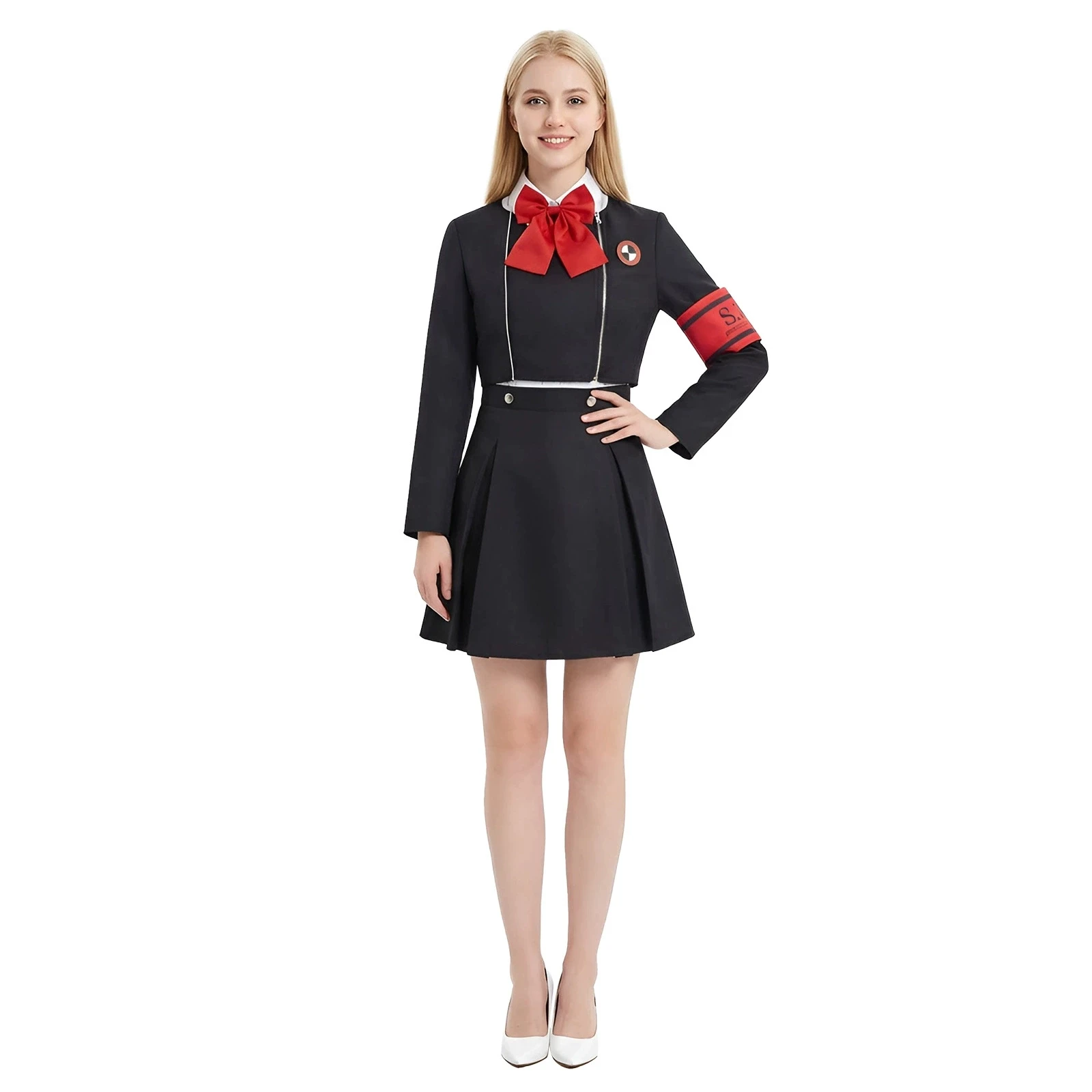 Anime Aegis Cosplay Costume Aegis JK School Uniform Outfits Top Shirt Skirt Girl Halloween Carnival Disguise Suit
Anime Aegis Cosplay Costume Aegis JK School Uniform Outfits Top Shirt Skirt Girl Halloween Carnival Disguise Suit