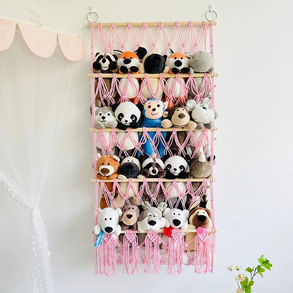 Stuffed Animal Storage Woven Net Bohemian Toy Shelf For Stuffed Animals 4 Tier Hammock Wall Stuffed Animal Toy Hanging Organizer
Stuffed Animal Storage Woven Net Bohemian Toy Shelf For Stuffed Animals 4 Tier Hammock Wall Stuffed Animal Toy Hanging Organizer