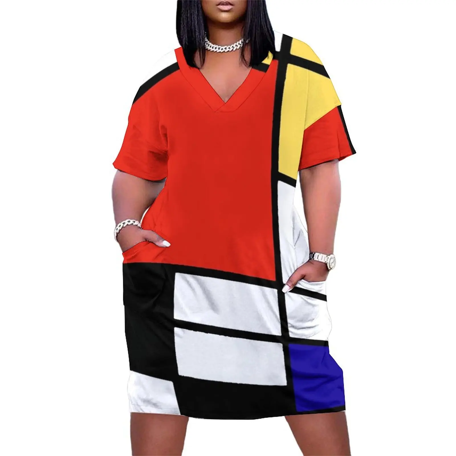 Mondrian Loose Pocket Dress Summer dresses for women Woman clothing women's evening dresses 2025 summer dress womens 2025
Mondrian Loose Pocket Dress Summer dresses for women Woman clothing women's evening dresses 2025 summer dress womens 2025