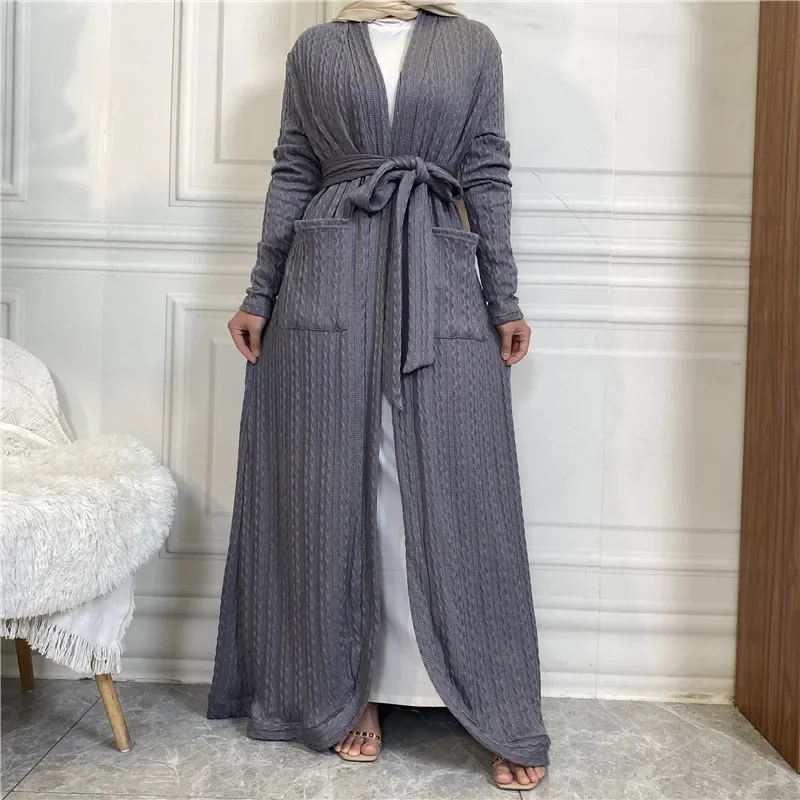 Autumn Winter Vestidos Knitted Abaya Dubai Turkey Islam Arabic Pakistani Muslim Long Dress For Women Robe Longue Femme Musulmane
Autumn Winter Vestidos Knitted Abaya Dubai Turkey Islam Arabic Pakistani Muslim Long Dress For Women Robe Longue Femme Musulmane