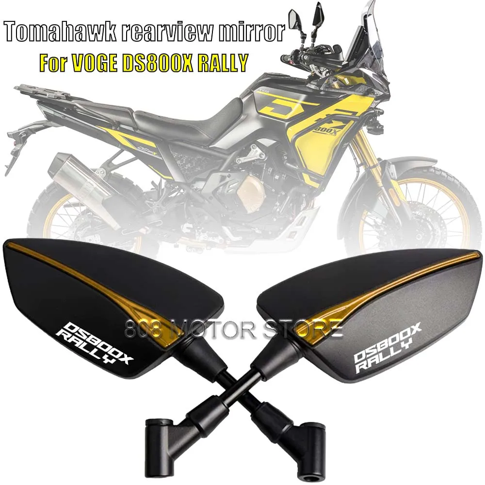 For Voge DS800X Rally Universal CNC Aluminum Tomahawk Rearview Mirrors 8mm 10mm Motorcycle Side Mirrors
For Voge DS800X Rally Universal CNC Aluminum Tomahawk Rearview Mirrors 8mm 10mm Motorcycle Side Mirrors
