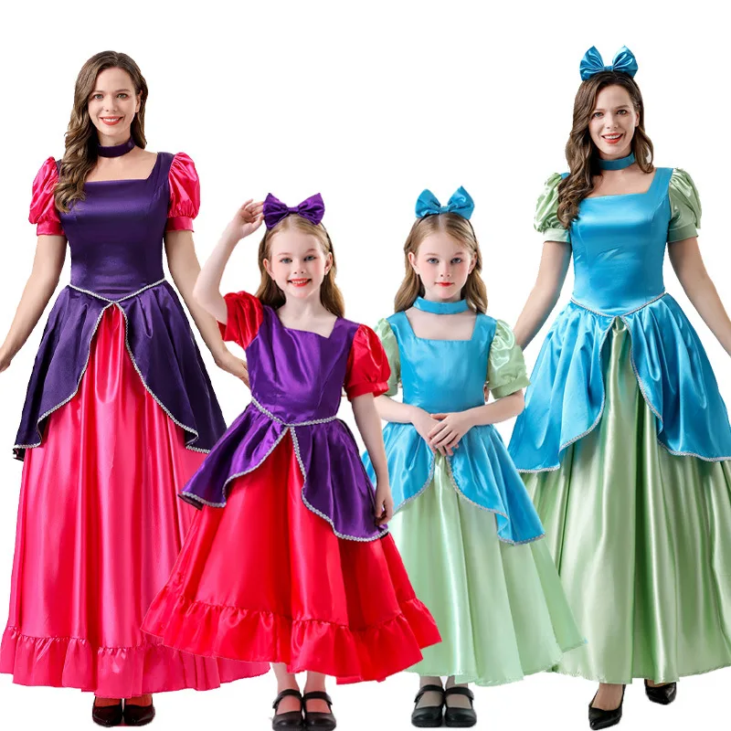 Princess Dress Cosplay Costume Halloween Stage Play Performance Outfit for Sister And Sister Mother And Child Audience
Princess Dress Cosplay Costume Halloween Stage Play Performance Outfit for Sister And Sister Mother And Child Audience