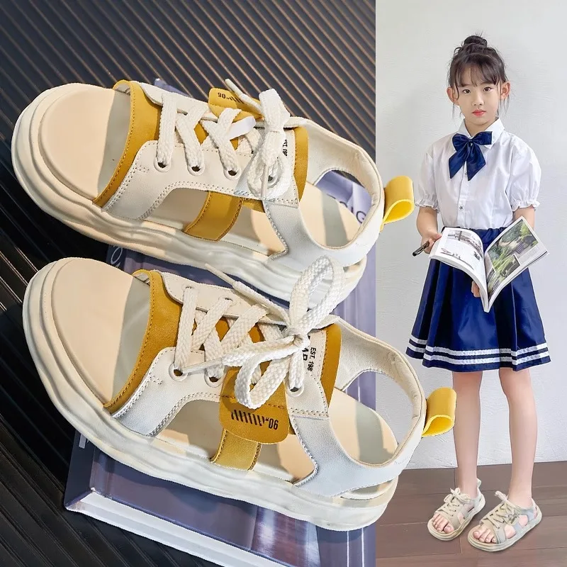Girls' Athletic Sandals for Big Kids - Lightweight Soft-Soled Beach Shoes New Style for Summer - Stylish Girls' Children's Shoes
Girls' Athletic Sandals for Big Kids - Lightweight Soft-Soled Beach Shoes New Style for Summer - Stylish Girls' Children's Shoes