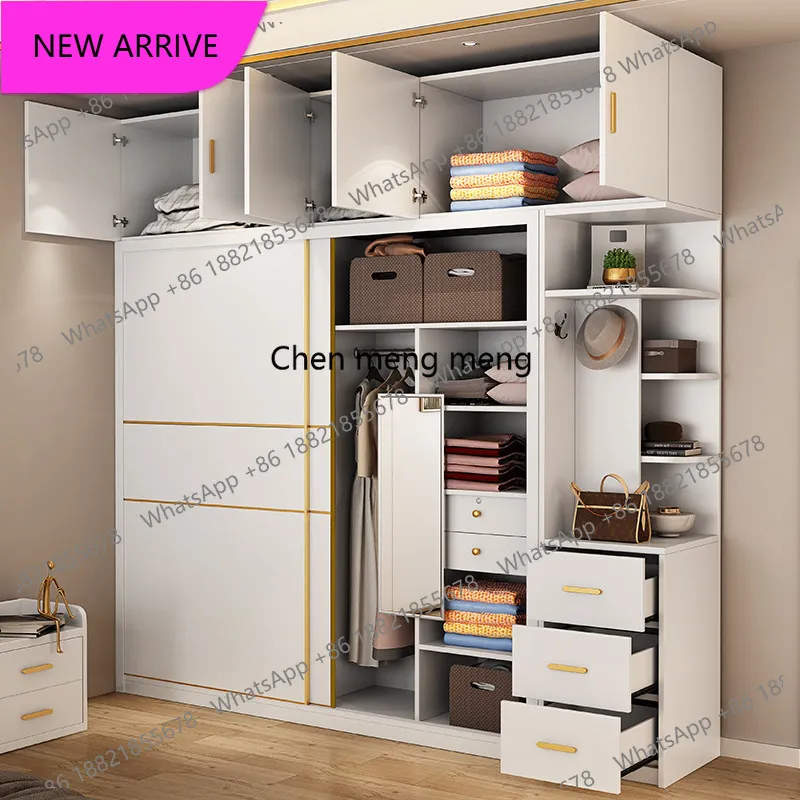 cqy Light Slide Rail Wardrobe High Quality Simple Drawers White Bedroom Wardrobe Storage Cabinets Mueble Organizador
cqy Light Slide Rail Wardrobe High Quality Simple Drawers White Bedroom Wardrobe Storage Cabinets Mueble Organizador