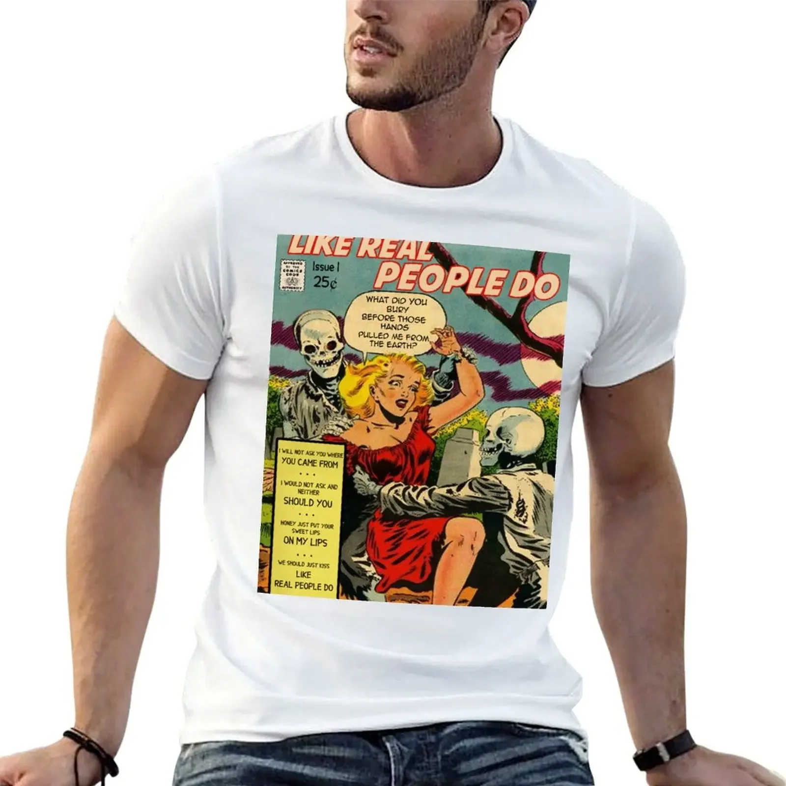 Like Real People Do - Hozier Retro Comic T-Shirt plus sizes designer shirts men clothing
Like Real People Do - Hozier Retro Comic T-Shirt plus sizes designer shirts men clothing