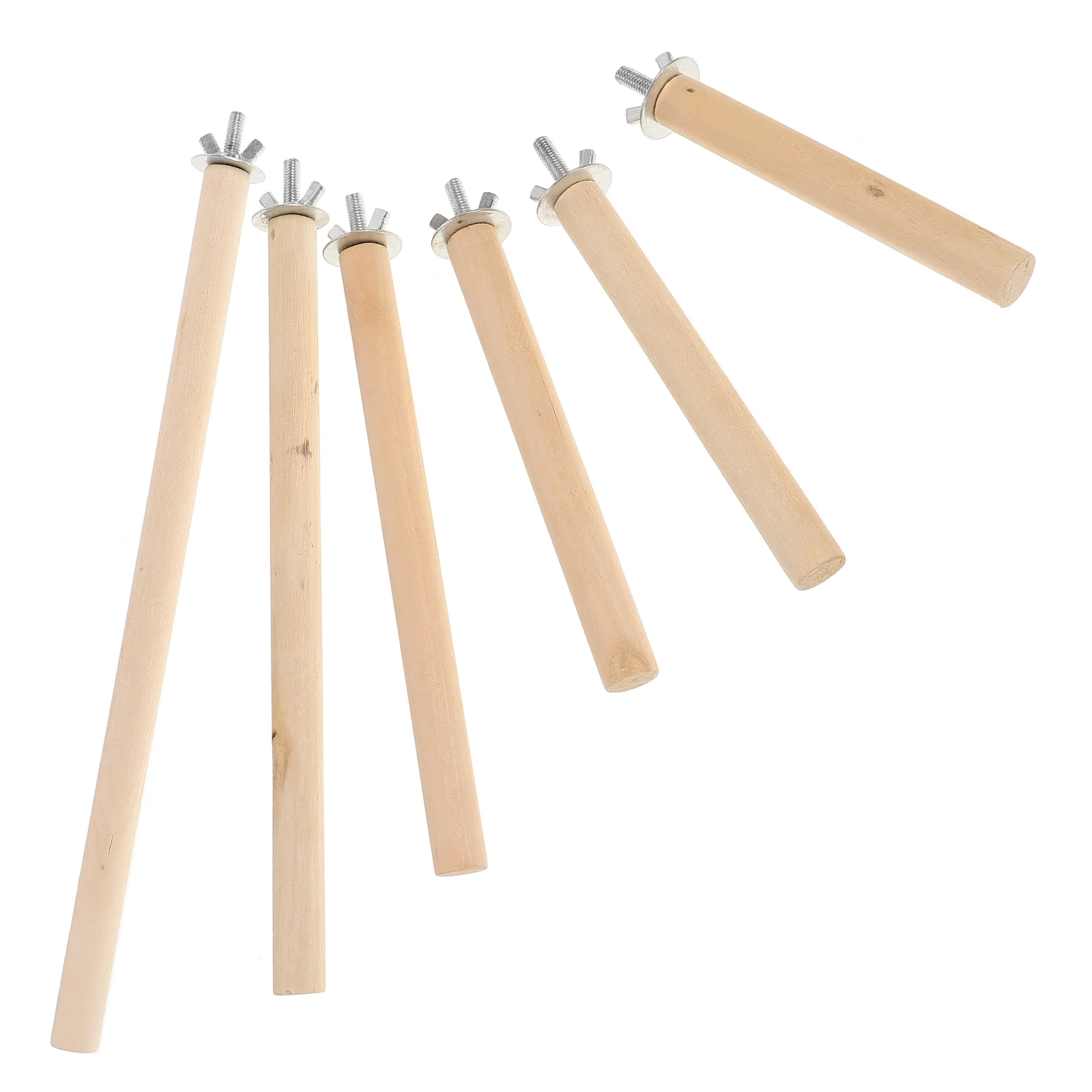 6 Pcs Parrot Toys Wood Stick Bird Standing Rod Grinding Feet Perches for Parakeets Cage Wooden Claw Birdcage
6 Pcs Parrot Toys Wood Stick Bird Standing Rod Grinding Feet Perches for Parakeets Cage Wooden Claw Birdcage