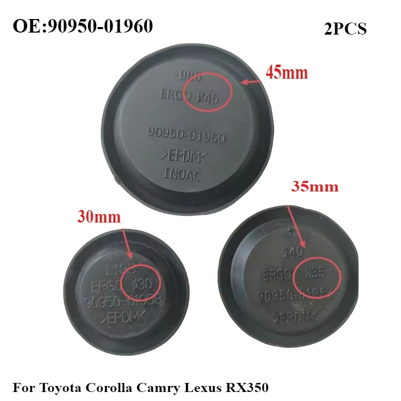 2 шт. для Toyota Corolla Camry Lexus RX350 30/35/45 мм водонепроницаемая и пыленепроницаемая резиновая прокладка, заглушка отверстия на багажник запасного цвета
2 шт. для Toyota Corolla Camry Lexus RX350 30/35/45 мм водонепроницаемая и пыленепроницаемая резиновая прокладка, заглушка отверстия на багажник запасного цвета