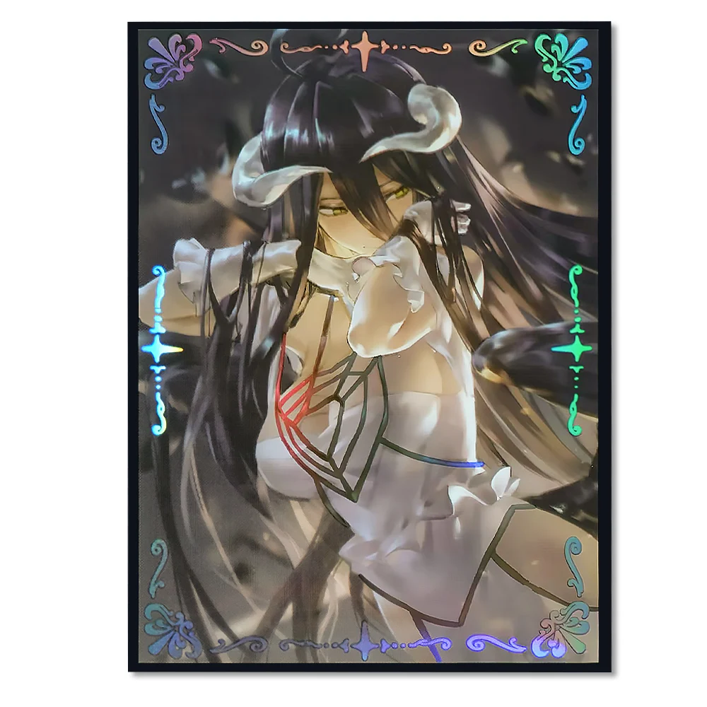 67x92mm 60PCS Holographic Anime Card Sleeves Overlord Board Game Trading Card Protector for MGT/PKM/PTCG Game Cards
67x92mm 60PCS Holographic Anime Card Sleeves Overlord Board Game Trading Card Protector for MGT/PKM/PTCG Game Cards