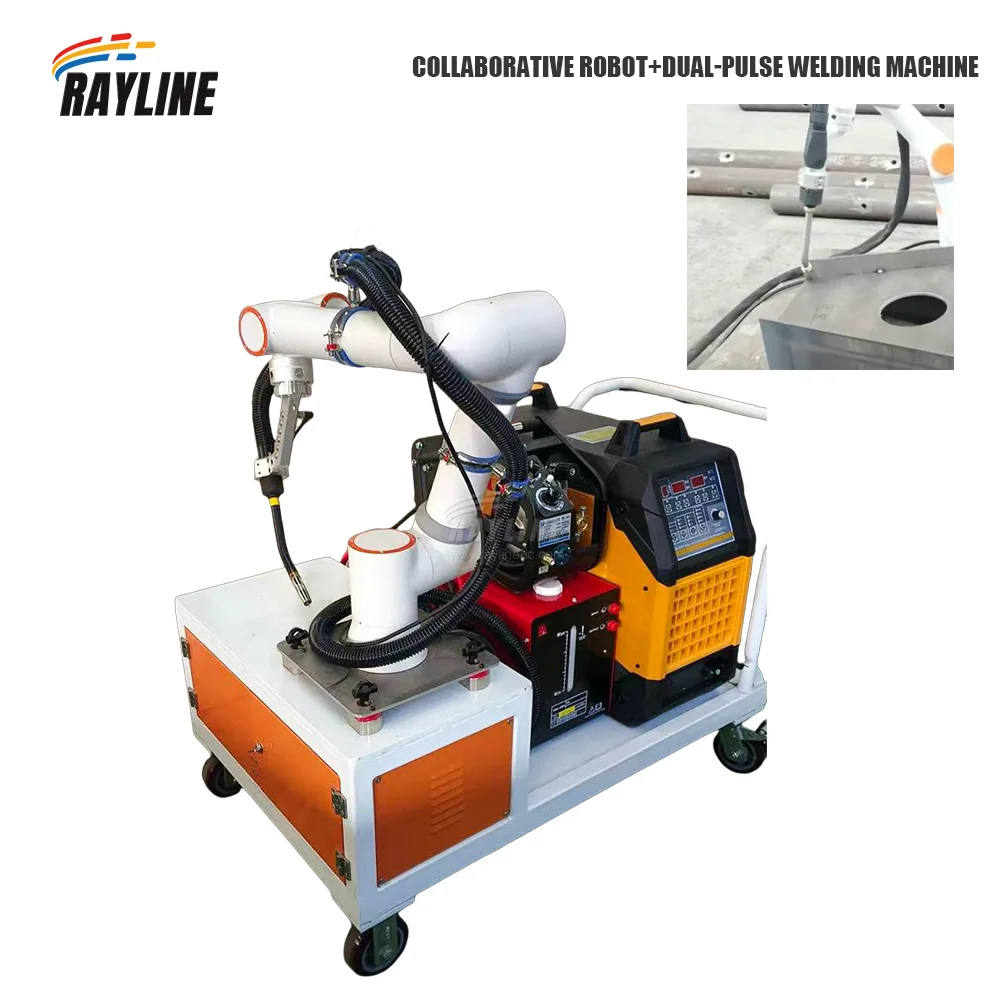 The Cheapest 6 Axis Mini Collaborative Robotic Arm FR5 922mm Range Optional TIG MIG MAG Welding Machine For All Metals Welding
The Cheapest 6 Axis Mini Collaborative Robotic Arm FR5 922mm Range Optional TIG MIG MAG Welding Machine For All Metals Welding