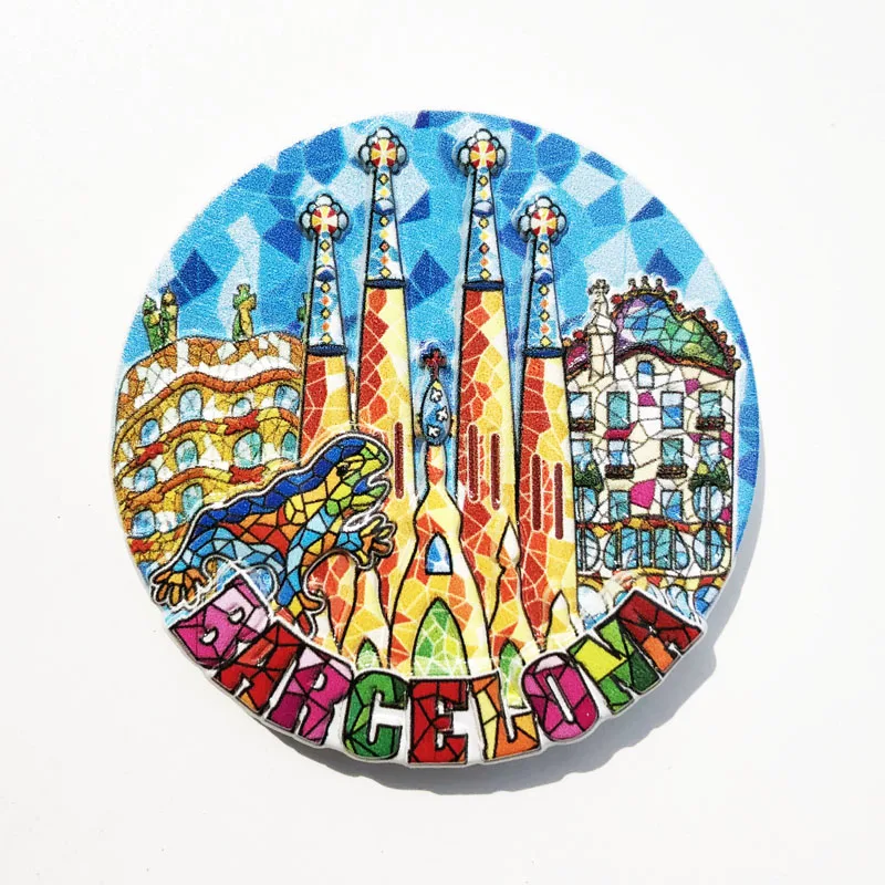 Fridge Magnet Personalized Barcelona Creative Resin Decoration Craft Tourism Souvenir Message Sticker
Fridge Magnet Personalized Barcelona Creative Resin Decoration Craft Tourism Souvenir Message Sticker
