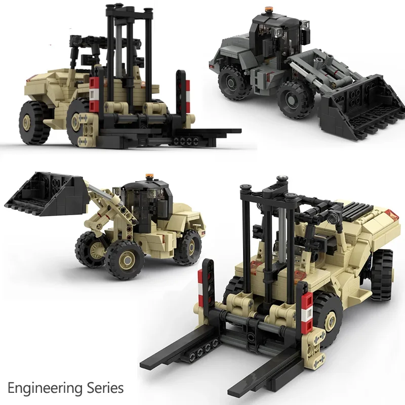 MOC Loader Forklift Crane Model Building Blocks Set Engineering Series Excavator Boys Assembly Educational DIY Bricks Toys Gifts
MOC Loader Forklift Crane Model Building Blocks Set Engineering Series Excavator Boys Assembly Educational DIY Bricks Toys Gifts