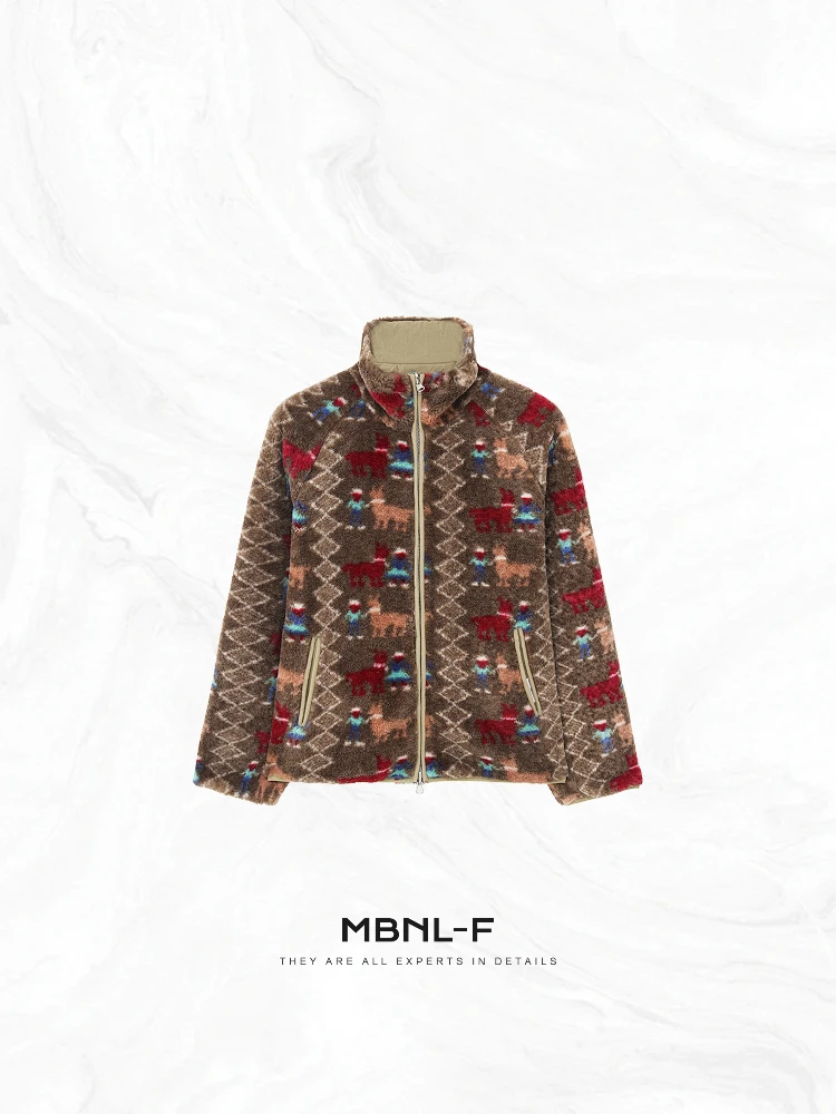 MBNLF Double-Sided Wear Fce Outerwear mat Sle Women's Jaet Plu Sensation Personali Float Painting
MBNLF Double-Sided Wear Fce Outerwear mat Sle Women's Jaet Plu Sensation Personali Float Painting