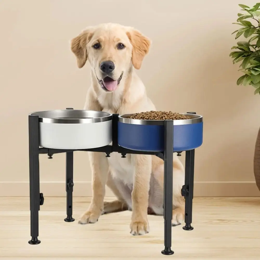 Wrought Iron Dog Bowl Stand Adjustable Width Single/Double Bowls Pet Feeder Rack Protect Cervical Spine Non-slip
Wrought Iron Dog Bowl Stand Adjustable Width Single/Double Bowls Pet Feeder Rack Protect Cervical Spine Non-slip