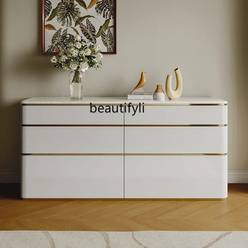 ALight luxury bedroom cream wind bedside storage cabinet modern simple living room storage porch chest
ALight luxury bedroom cream wind bedside storage cabinet modern simple living room storage porch chest