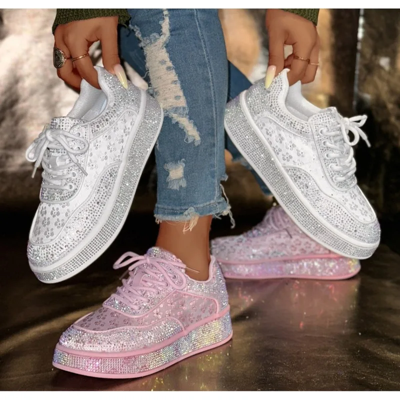 Brand Women Luxury Sneakers Fashion Comfort Women Shoes Plus Size Rhinestones Women Designer Causal Shoes Platform Sport Shoes
Brand Women Luxury Sneakers Fashion Comfort Women Shoes Plus Size Rhinestones Women Designer Causal Shoes Platform Sport Shoes