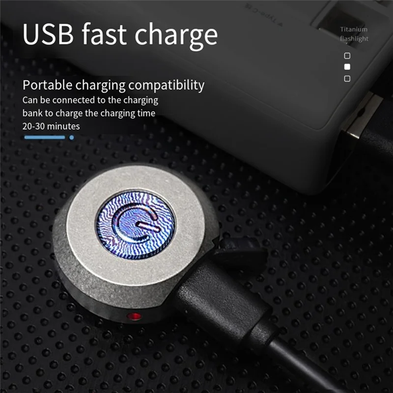 【Hot Selling】Mini Titanium Alloy Flashlight Light Rechargeable Bright Portable With Magnet Lighting Outdoor Camping
【Hot Selling】Mini Titanium Alloy Flashlight Light Rechargeable Bright Portable With Magnet Lighting Outdoor Camping