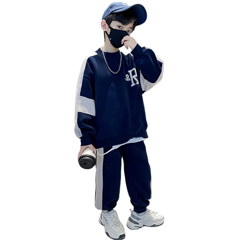 Students Boys Clothing Set Leisure Children Tracksuits Korean Style Clothes Teenage 6 8 11 12 14Years Old Spring Kids Sport Suit
Students Boys Clothing Set Leisure Children Tracksuits Korean Style Clothes Teenage 6 8 11 12 14Years Old Spring Kids Sport Suit