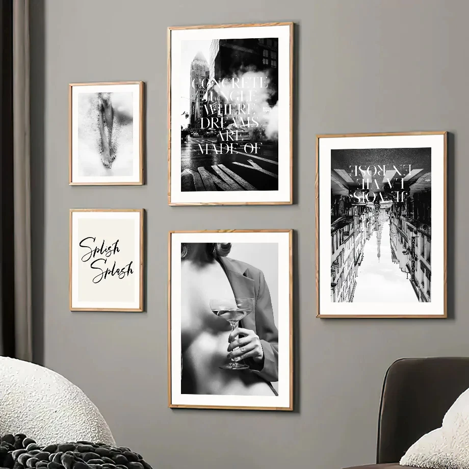 Vintage Black White Pairs City Golden Champagne Girl Wall Art Print Posters Living Room Decoration Home Canvas Painting Pictures
Vintage Black White Pairs City Golden Champagne Girl Wall Art Print Posters Living Room Decoration Home Canvas Painting Pictures