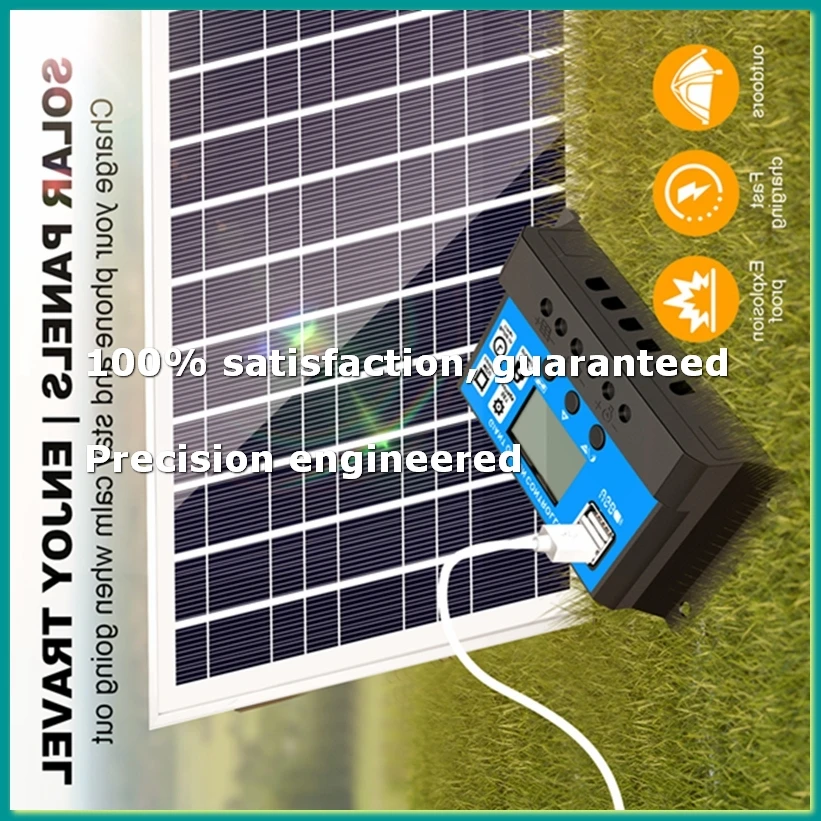 30W 12V Solar Panel Battery Charger+40A Controller for RV Car Boat Home Camping-A07G
30W 12V Solar Panel Battery Charger+40A Controller for RV Car Boat Home Camping-A07G