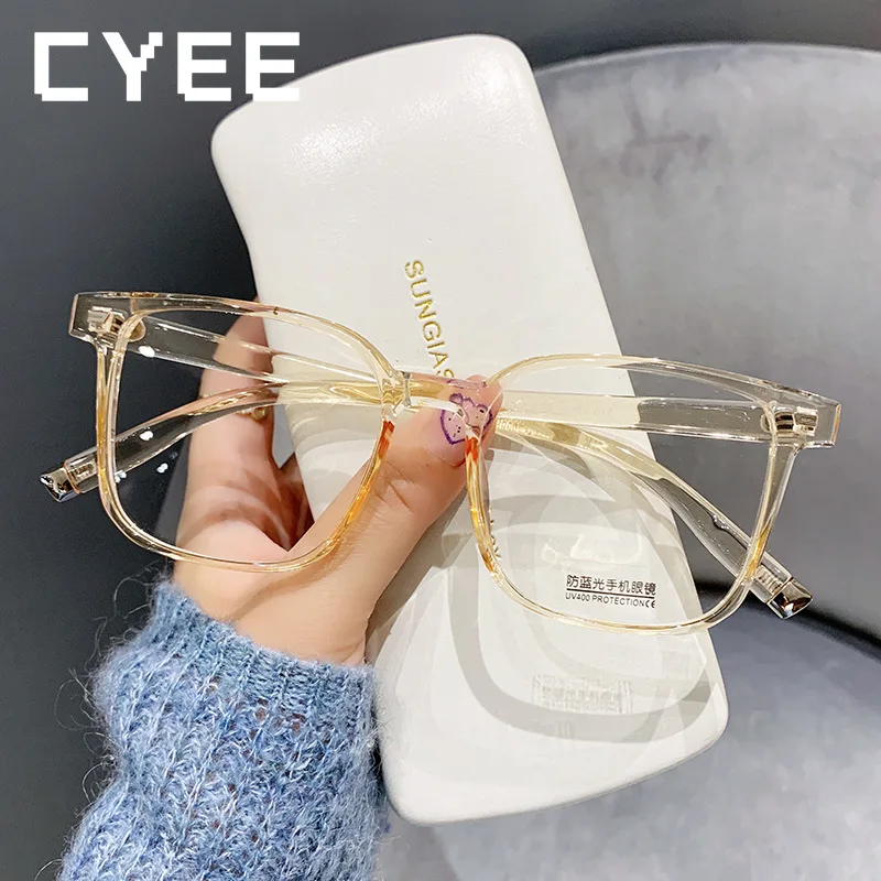 CYEE Personalized Blue Light Blocking HD Glasses Customization Prescription Optical Eyewear Lens Photochromic Myopia Eyeglasses
CYEE Personalized Blue Light Blocking HD Glasses Customization Prescription Optical Eyewear Lens Photochromic Myopia Eyeglasses