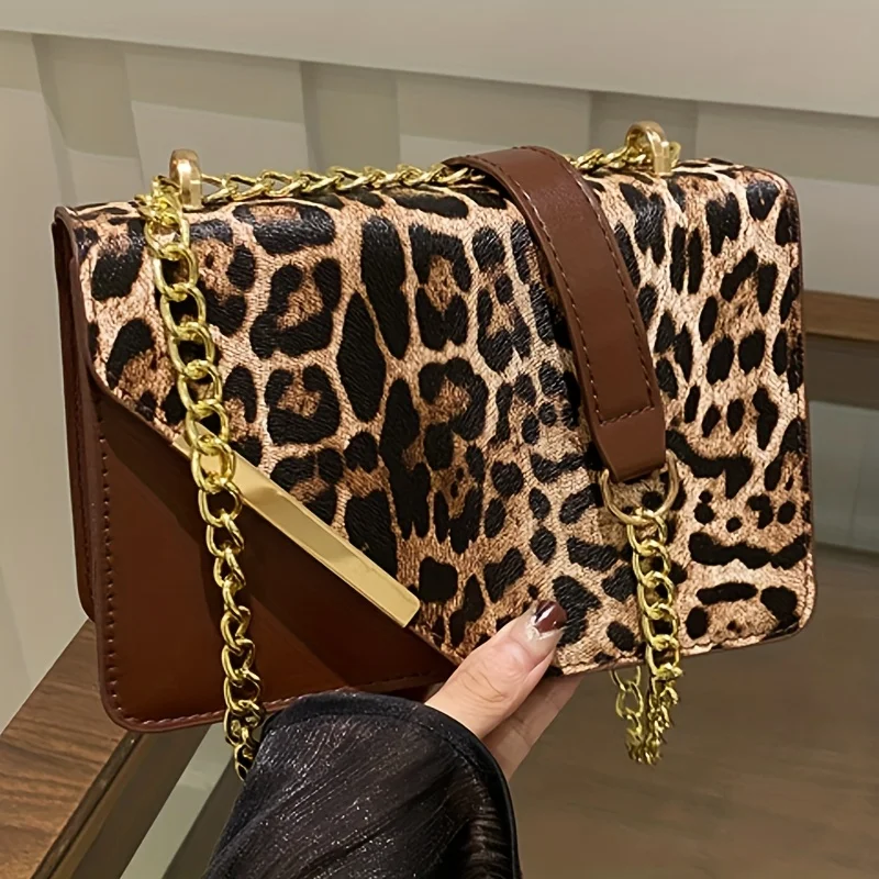 Women's Leopard Print Shoulder Bag Fixed Strap Multi Compartment Work Shopping Crossbody Purse
Women's Leopard Print Shoulder Bag Fixed Strap Multi Compartment Work Shopping Crossbody Purse