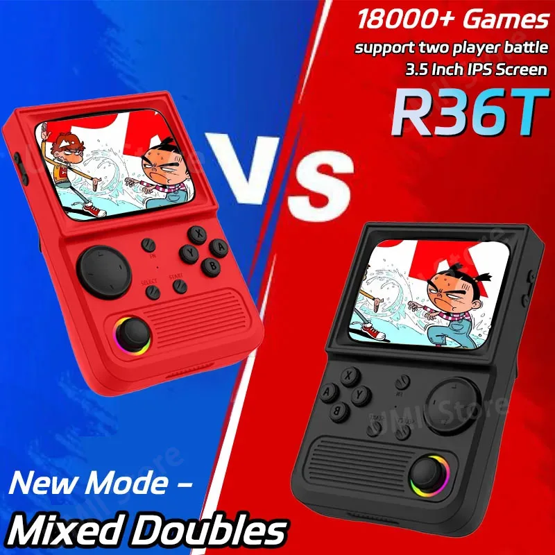 AISLPC R36T Retro TV Handheld Game Console Wifi Multiplayer 3.5 inch IPS Screen Linux System Portable Pocket Player 18000+ games
AISLPC R36T Retro TV Handheld Game Console Wifi Multiplayer 3.5 inch IPS Screen Linux System Portable Pocket Player 18000+ games