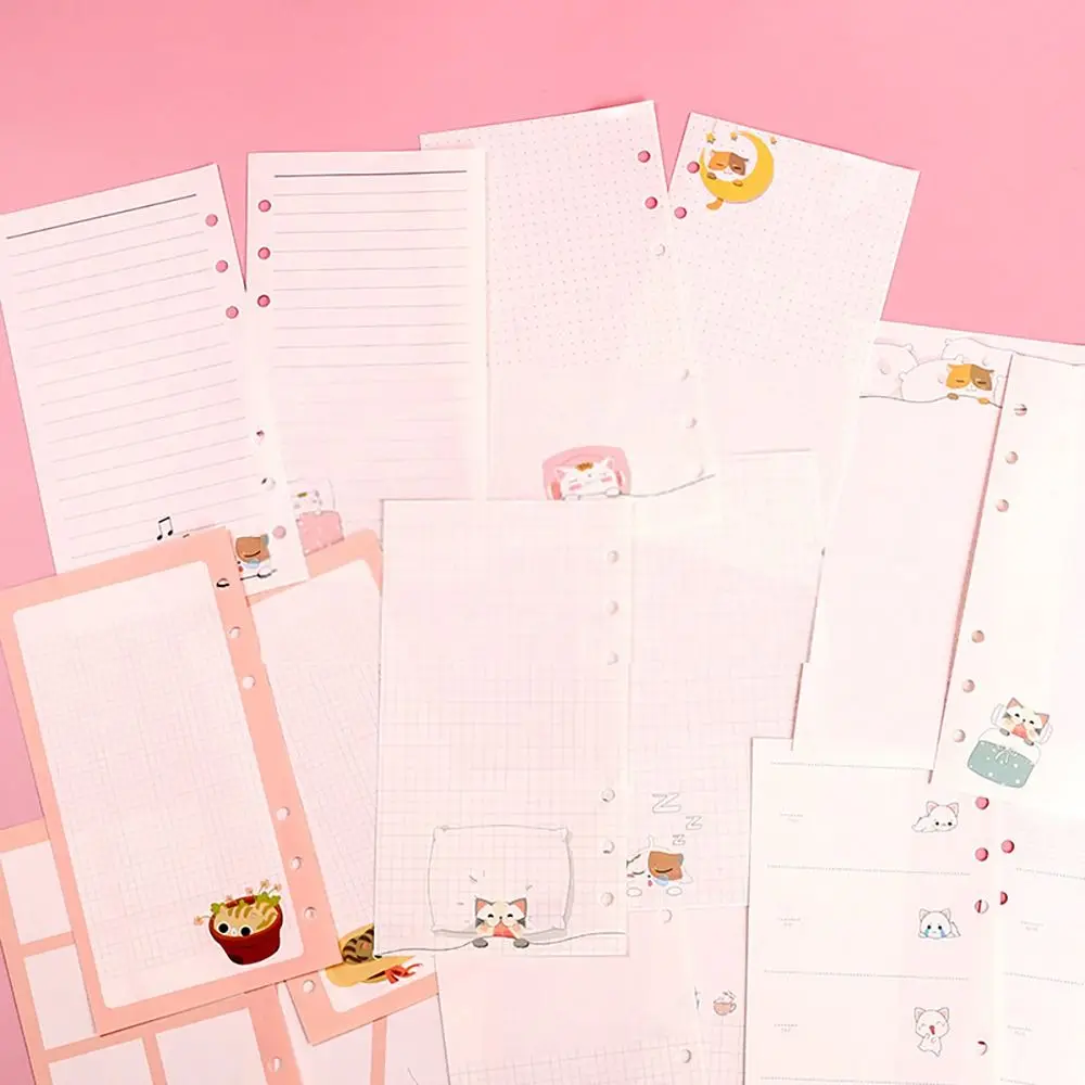 Cat A5 A6 Loose-Leaf Notebook Refill Paper Flower 6-hole 80Sheet Spiral Binder Paper Paper Stationery To Do List
Cat A5 A6 Loose-Leaf Notebook Refill Paper Flower 6-hole 80Sheet Spiral Binder Paper Paper Stationery To Do List