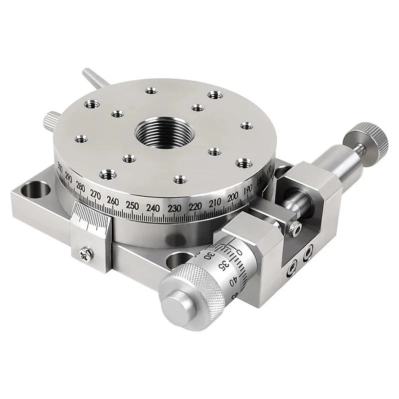 R Axis ELF31-60L ELF31-85 Manual 360 Degree High Precision Angle Adjustment Platform Optical Heavy Duty Rotary Slide Micrometer
R Axis ELF31-60L ELF31-85 Manual 360 Degree High Precision Angle Adjustment Platform Optical Heavy Duty Rotary Slide Micrometer