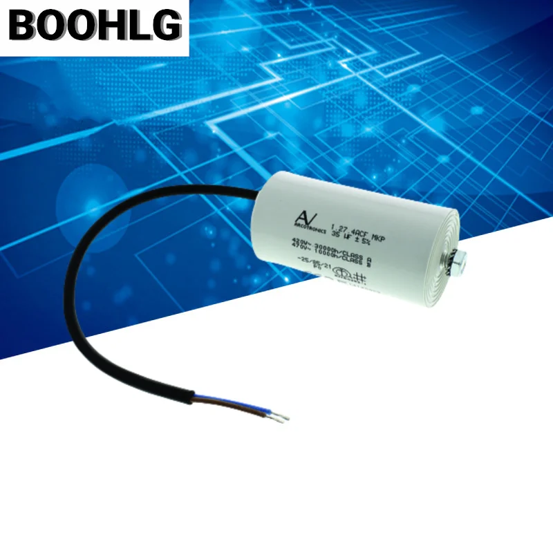 1PCS imported AC starter capacitor AV Arcotronics 1.27.4ACF MKP 35UF 420V-470V
1PCS imported AC starter capacitor AV Arcotronics 1.27.4ACF MKP 35UF 420V-470V