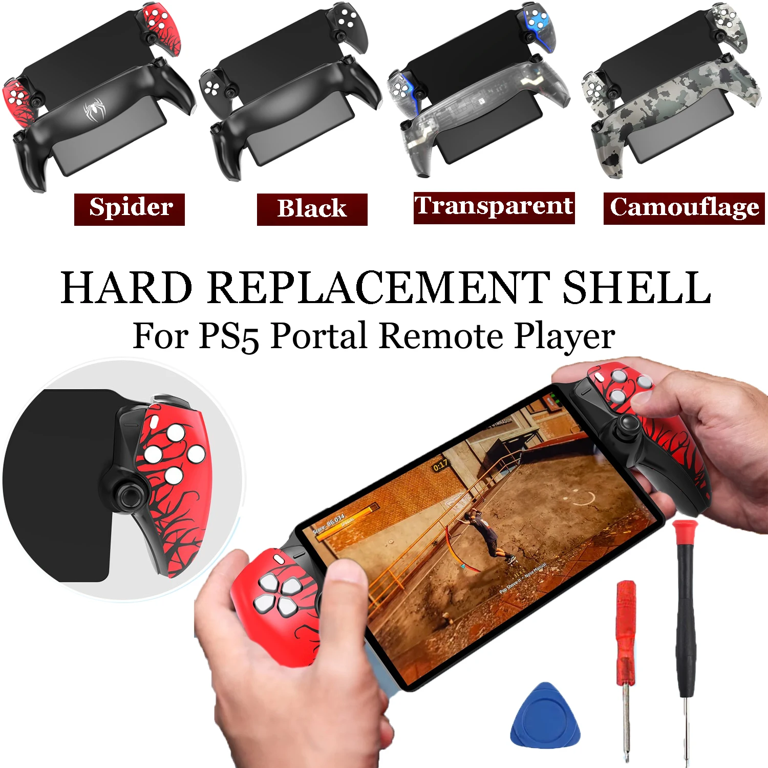 Portal Replacement Shell Case Front Cover Back Plates Protective for PS5 Portal Game Detachable Shell Accessories DIY Cover
Portal Replacement Shell Case Front Cover Back Plates Protective for PS5 Portal Game Detachable Shell Accessories DIY Cover