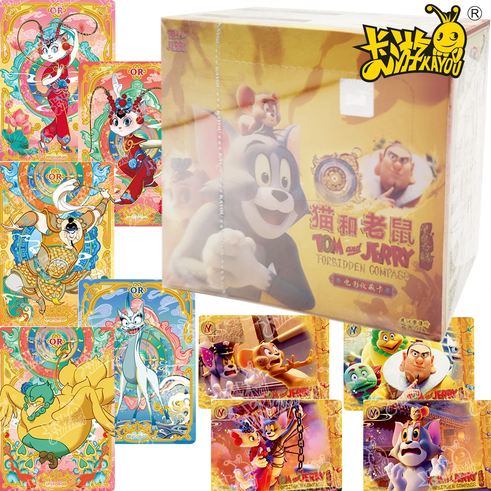 KAYOU Genuine Tom and Jerry Collection Cards Fun Lovely Movie Protagonist Fate Time Space Intertwine Astrolabe Theme Cards Gifts 
KAYOU Genuine Tom and Jerry Collection Cards Fun Lovely Movie Protagonist Fate Time Space Intertwine Astrolabe Theme Cards Gifts
