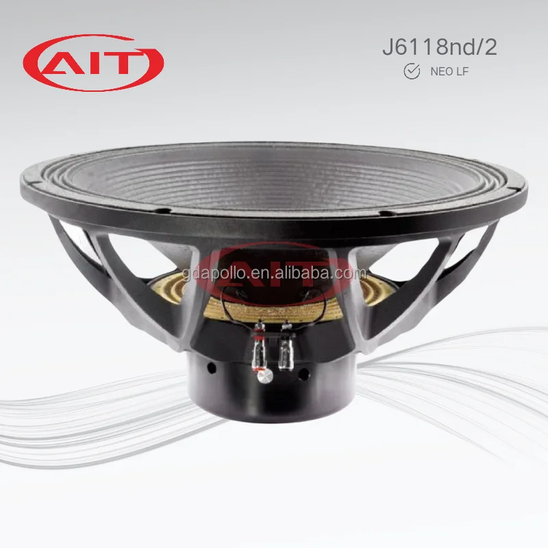 J6118nd/2 PRO NEO 18" Thumper Subwoofer Neodymium 1400W/2800W 39Hz-1000Hz 97dB 8 Custom Outdoor Events Caisson De Bass Mobile
J6118nd/2 PRO NEO 18" Thumper Subwoofer Neodymium 1400W/2800W 39Hz-1000Hz 97dB 8 Custom Outdoor Events Caisson De Bass Mobile