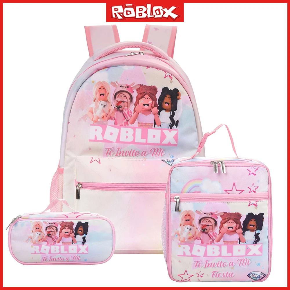 Roblox Anime New Shoulder Backpack Organiser Pencil Bag 3-Pcs Casual Trend Cartoon Pattern Bookbag Set Student Birthday Gift
Roblox Anime New Shoulder Backpack Organiser Pencil Bag 3-Pcs Casual Trend Cartoon Pattern Bookbag Set Student Birthday Gift