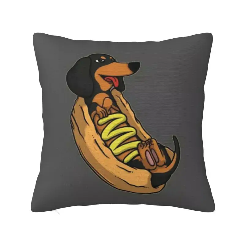 Custom Dachshund Cushion Cover Decoration Printing Throw Pillow for Living Room Double-sided
Custom Dachshund Cushion Cover Decoration Printing Throw Pillow for Living Room Double-sided