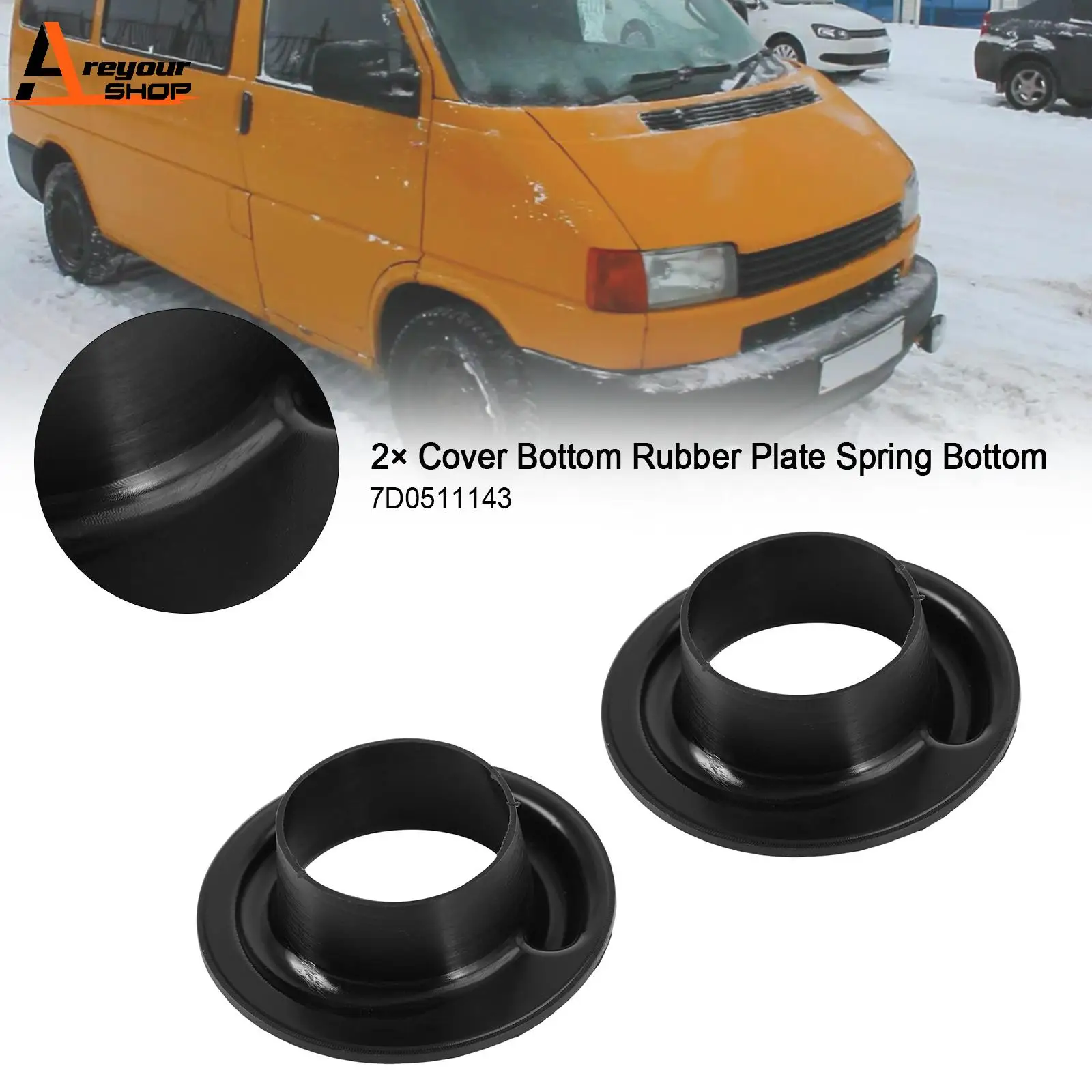 Areyourshop 2× Cover Bottom Rubber Plate Spring Bottom for Transporter T4 Bus 7D0511143 Car Auto Parts
Areyourshop 2× Cover Bottom Rubber Plate Spring Bottom for Transporter T4 Bus 7D0511143 Car Auto Parts