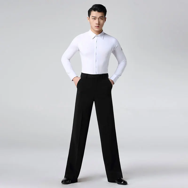 Danbauro men's Moden dance costume set slim long sleeve shirt multi-color professional ballroom dance pants ballroom dance
Danbauro men's Moden dance costume set slim long sleeve shirt multi-color professional ballroom dance pants ballroom dance