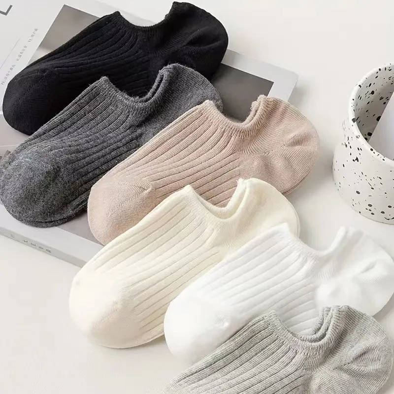 6 pairs of women's socks new style solid color non-slip breathable low-cut invisible short socks
6 pairs of women's socks new style solid color non-slip breathable low-cut invisible short socks